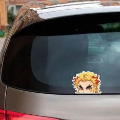Mily Home Décor Demon Slayer Rengoku Left Peeker Sticker