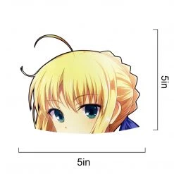 Mily Fate Saber Peeker Sticker Home Décor