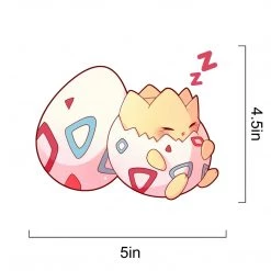 Mily Pokemon Sleeping Togepi Sticker