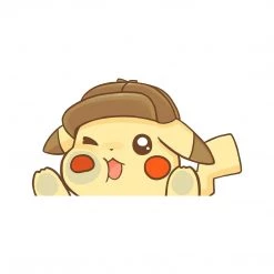 Mily Pokemon Detective Pikachu Squished Sticker