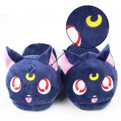 Mily Sailor Moon Luna Slippers Apparel