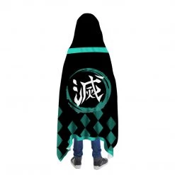 Mily Demon Slayer Muichiro Throw Poncho Lifestyle