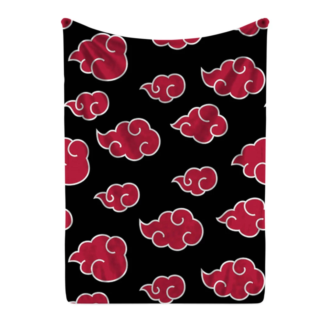 Mily Naruto: Shippuden Akatsuki Cloud AOP Throw Blanket Lifestyle 3 Mily Naruto: Shippuden Akatsuki Cloud AOP Throw Blanket Lifestyle