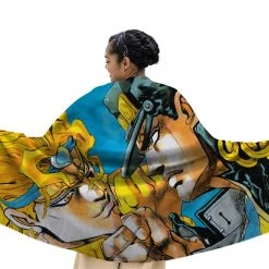 Mily JoJos Bizarre Adventure: Stardust Crusaders Dio VS Jotaro Throw Blanket Lifestyle