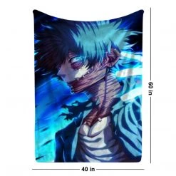 Mily My Hero Academia Dabi Throw Blanket Lifestyle
