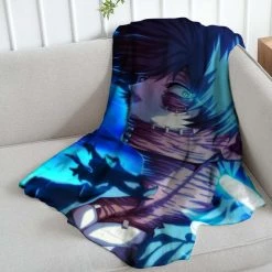 Mily My Hero Academia Dabi Throw Blanket Lifestyle