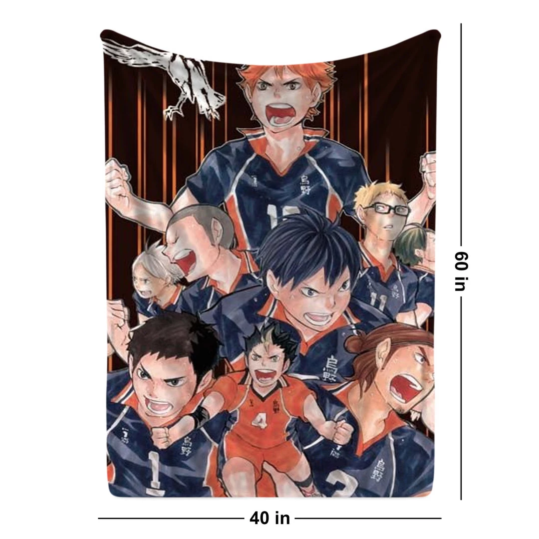 Mily Haikyu!! Karasuno High Throw Blanket Lifestyle 5 Mily Haikyu!! Karasuno High Throw Blanket Lifestyle