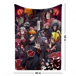 Mily Lifestyle Naruto: Shippuden Akatsuki Throw Blanket