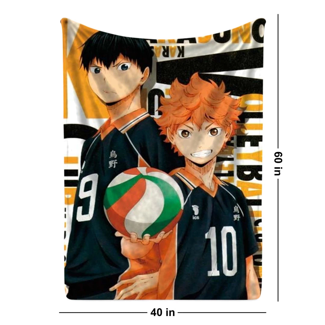 Mily Lifestyle Haikyu!! Kageyama And Hinata Throw Blanket 5 Mily Lifestyle Haikyu!! Kageyama And Hinata Throw Blanket