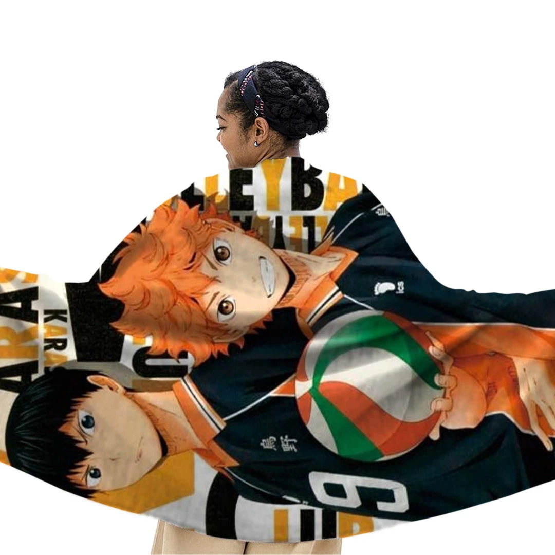 Mily Lifestyle Haikyu!! Kageyama And Hinata Throw Blanket 4 Mily Lifestyle Haikyu!! Kageyama And Hinata Throw Blanket