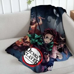 Mily Demon Slayer Anime Promo Throw Blanket