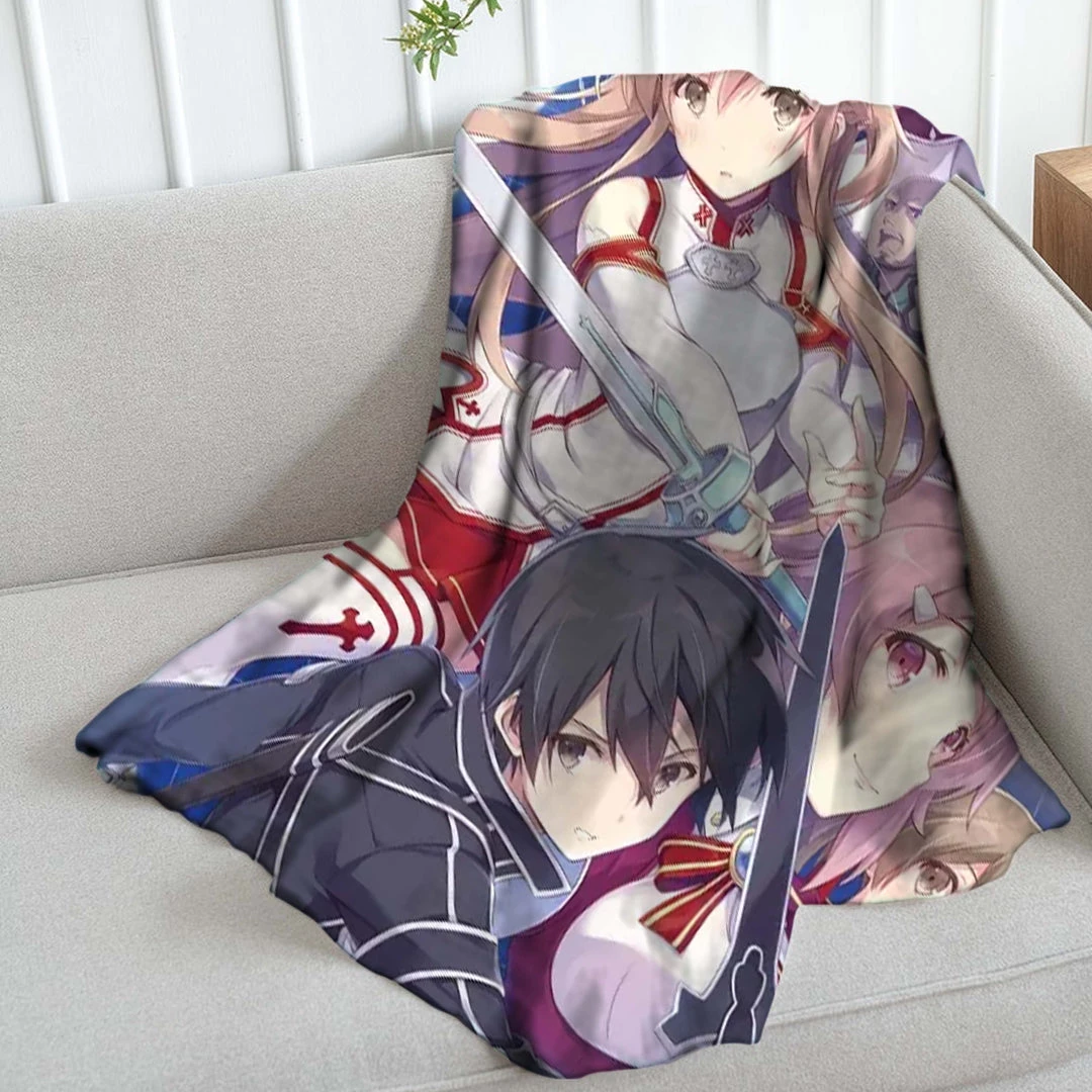 Mily Lifestyle Sword Art Online Throw Blanket 6 Mily Lifestyle Sword Art Online Throw Blanket