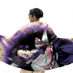 Mily Demon Slayer Shinobu Throw Blanket