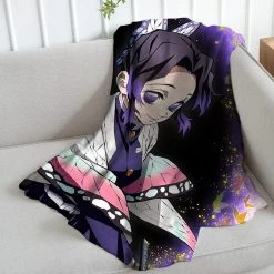 Mily Demon Slayer Shinobu Throw Blanket