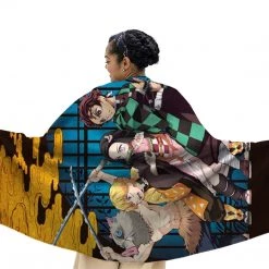 Mily Lifestyle Demon Slayer Main 4 Throw Blanket