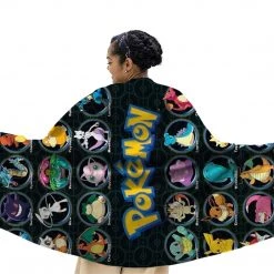 Mily Pokemon Gen1 Throw Blanket Lifestyle