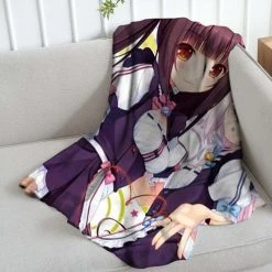 Mily Nekopara Chocola And Vanilla Throw Blanket