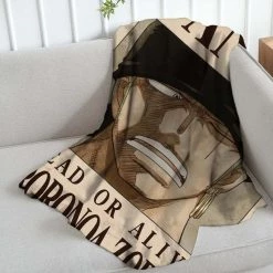 Mily Lifestyle One Piece Zoro Wanted Throw Blanket