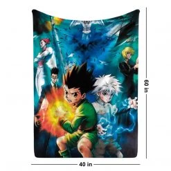 Mily Hunter X Hunter Throw Blanket Lifestyle