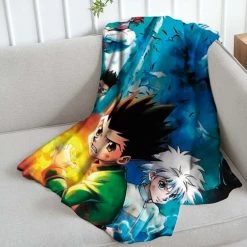 Mily Hunter X Hunter Throw Blanket Lifestyle