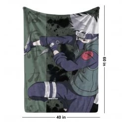 Mily Naruto:Shippuden Kakashi Throw Blanket 8 Mily Naruto:Shippuden Kakashi Throw Blanket