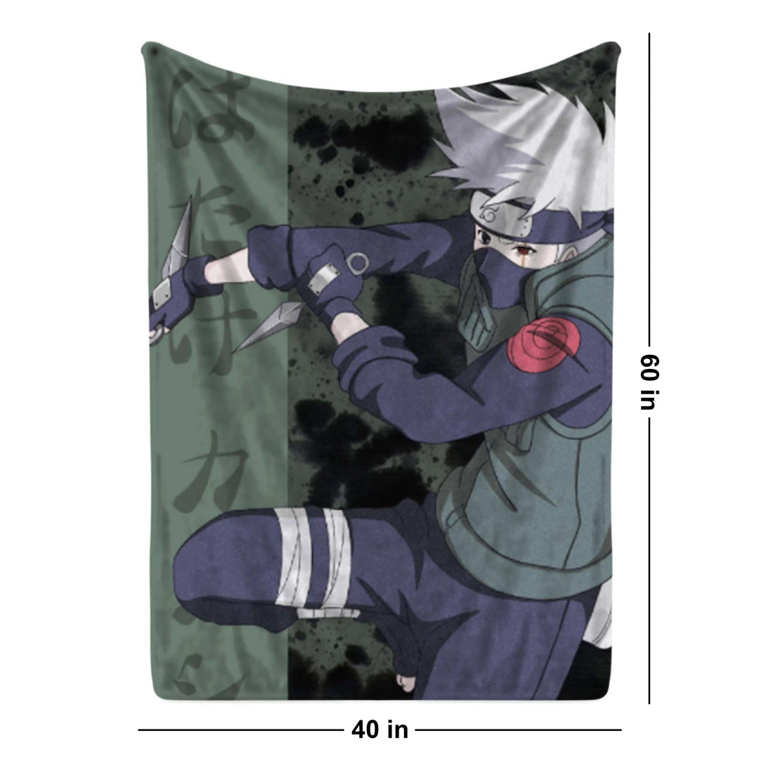 Mily Naruto:Shippuden Kakashi Throw Blanket 5 Mily Naruto:Shippuden Kakashi Throw Blanket