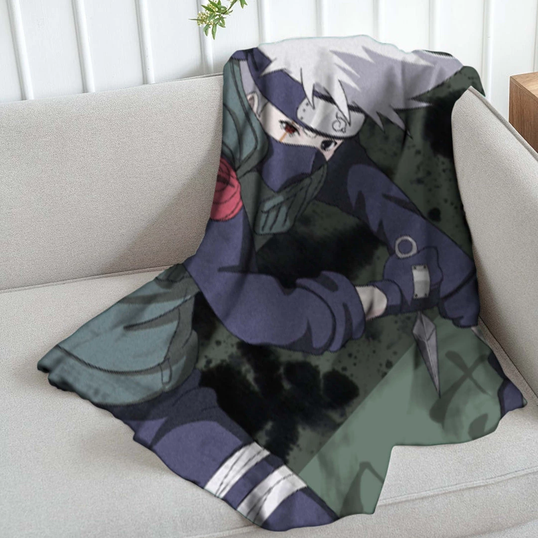 Mily Naruto:Shippuden Kakashi Throw Blanket 6 Mily Naruto:Shippuden Kakashi Throw Blanket