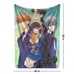 Mily Lifestyle Fruits Basket Throw Blanket