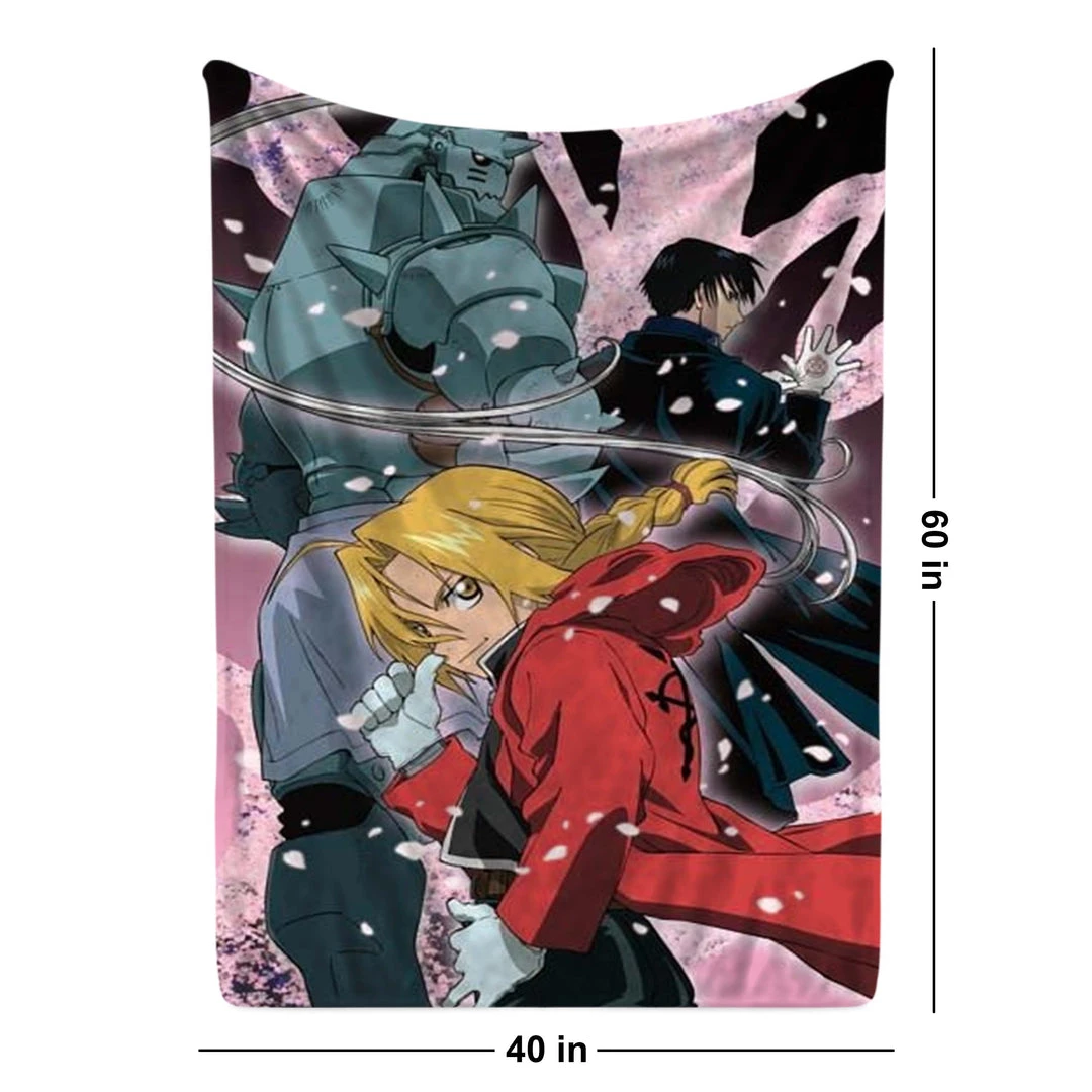 Mily Fullmetal Alchemist Throw Blanket 5 Mily Fullmetal Alchemist Throw Blanket