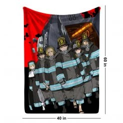 Mily Fire Force Throw Blanket Lifestyle