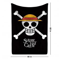Mily One Piece Straw Hat Crew Throw Blanket 8 Mily One Piece Straw Hat Crew Throw Blanket