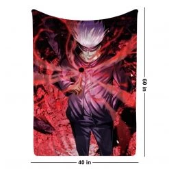 Mily Jujutsu Kaisen Satoru Gojo Throw Blanket