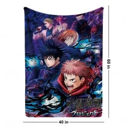 Mily Lifestyle Jujutsu Kaisen Sorcery Throw Blanket