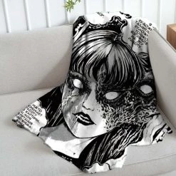 Mily Junji Ito Tomie Beauty Throw Blanket Lifestyle