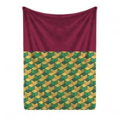 Mily Demon Slayer Giyu Haori Throw Blanket Lifestyle