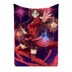 Mily Fate Jeanne Rin Tohsaka Throw Blanket