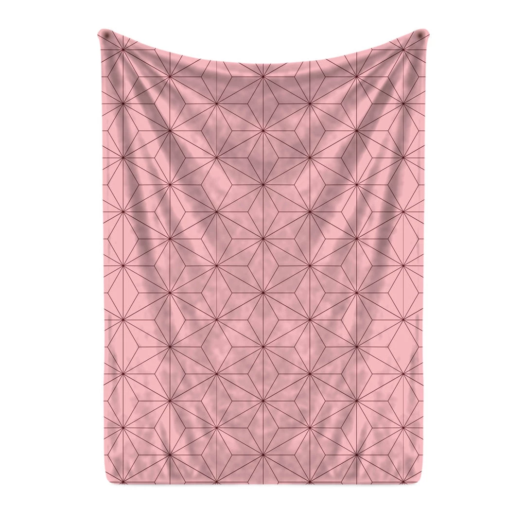 Mily Demon Slayer Nezuko Haori Throw Blanket 3 Mily Demon Slayer Nezuko Haori Throw Blanket