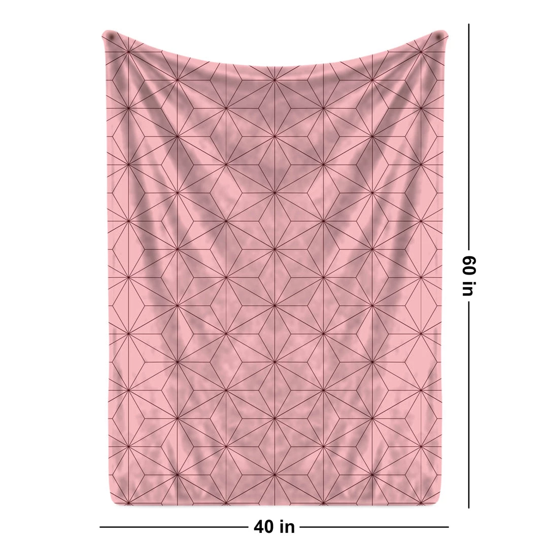 Mily Demon Slayer Nezuko Haori Throw Blanket 4 Mily Demon Slayer Nezuko Haori Throw Blanket