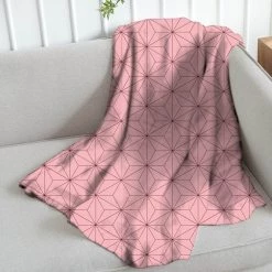 Mily Demon Slayer Nezuko Haori Throw Blanket 9 Mily Demon Slayer Nezuko Haori Throw Blanket
