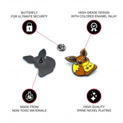 Mily Accessories Pokémon Eeveelutions Pin Set