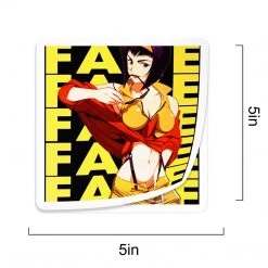 Mily Home Décor Cowboy Bebop Faye Sticker
