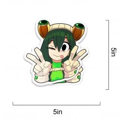 Mily My Hero Academia Cute Froppy Sticker Home Décor