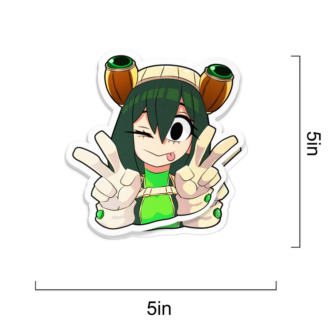 Mily My Hero Academia Cute Froppy Sticker Home Décor 4 Mily My Hero Academia Cute Froppy Sticker Home Décor