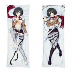 Mily Lifestyle Attack On Titan Mikasa Ackerman Body Pillow Cover