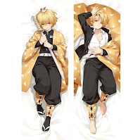 Mily Lifestyle Demon Slayer Zenitsu Agatsuma Body Pillow Cover 3 Mily Lifestyle Demon Slayer Zenitsu Agatsuma Body Pillow Cover