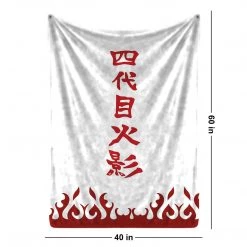 Mily Naruto: Shippuden Hokage Robe Throw Blanket Lifestyle
