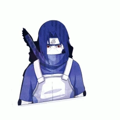 Mily Home Décor Naruto: Shippuden Itachi Lenticular Sticker