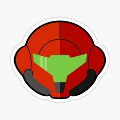 Mily Home Décor Metroid Samus Helmet Sticker