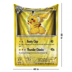 Mily Pokemon Thicc Pikachu Throw Blanket Lifestyle