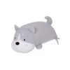 Mily Accessories 20-in Laying Gray Shiba Plush